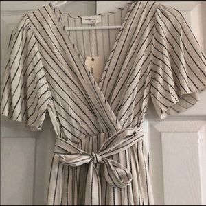 Vici Collection striped maxi dress